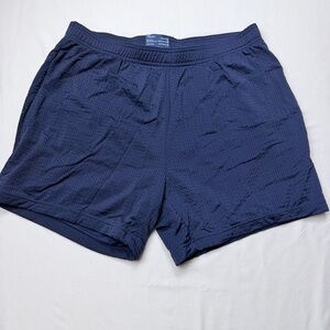 Nice Laundry Athletic Lines Mesh Shorts - Navy